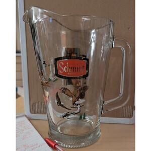 🍀Vintage Schmidt Wildlife Beer Pitcher